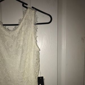 WHITE LACE DRESS NWT